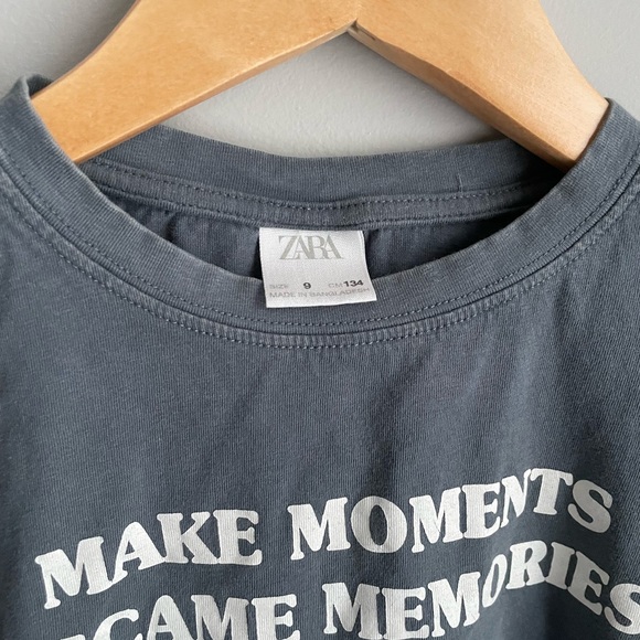 Zara kids long sleeved t-shirt size 9 - Picture 2 of 2